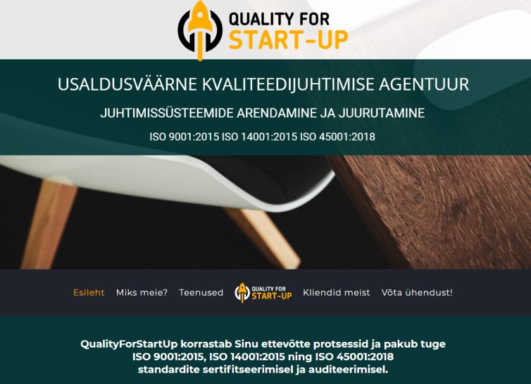 QualityForStartUp veebitekstid