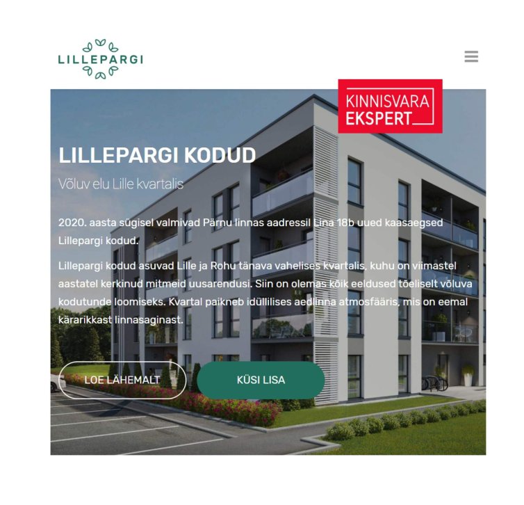 LILLEPARGI PÕHISÕNUMID